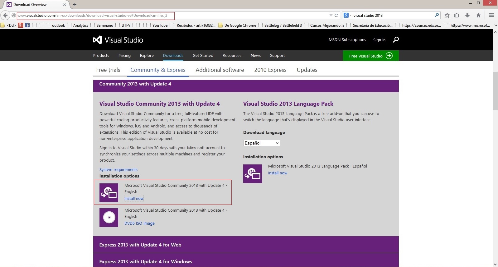 Cómo instalar Visual Studio 2013 - Blog - Delta Developers